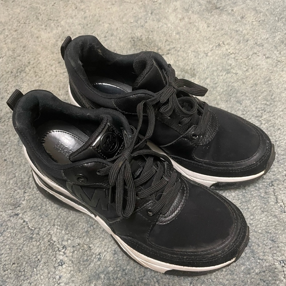 Michael Kors Black and White Athletic Shoes